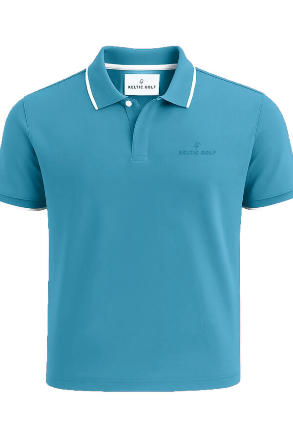 19th Hole Polo Shirt - Blue Atoll
